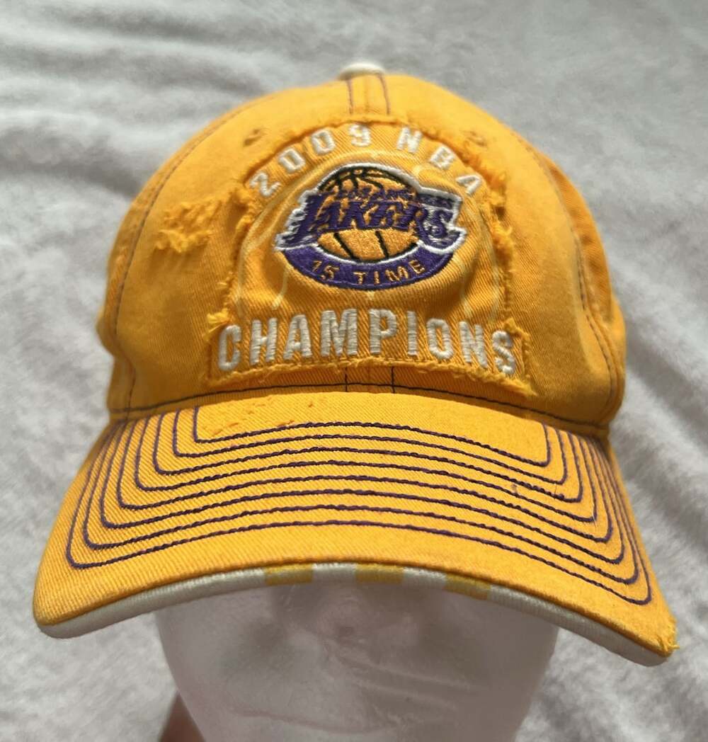 Adidas Los Angeles Lakers 2009 NBA Champions Hat Cap